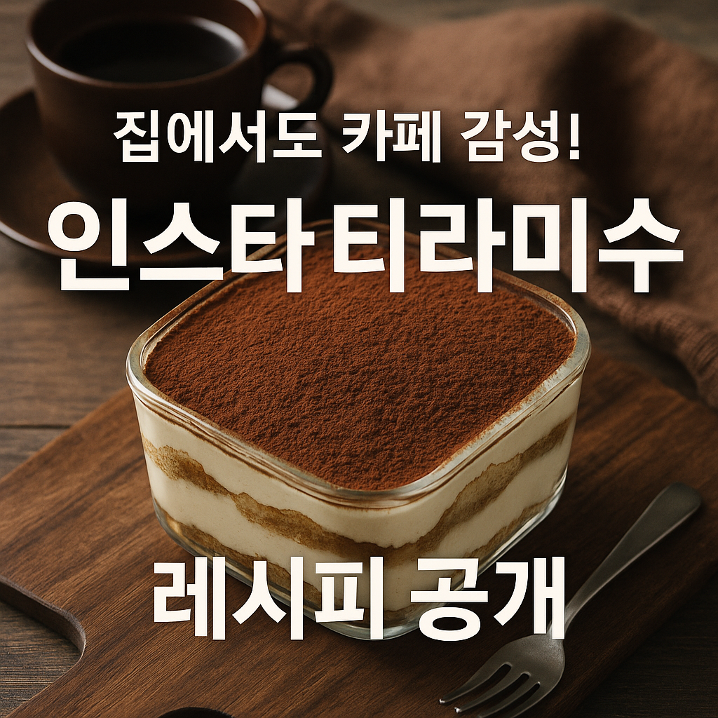 티라미수 레시피