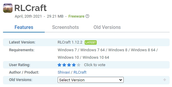 RLCraft
