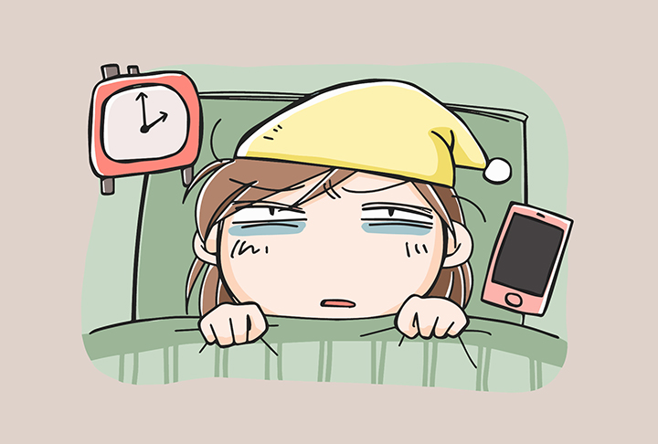 수면이-부족한-여성