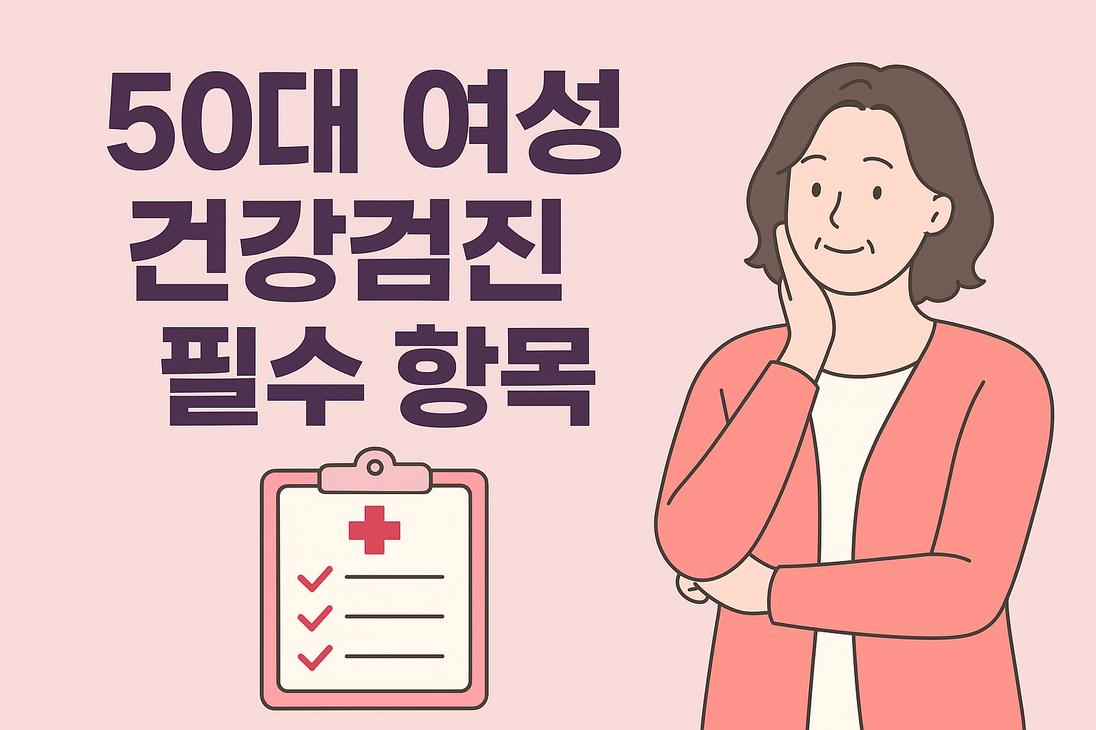 50대 여성 건강검진 필수 항목