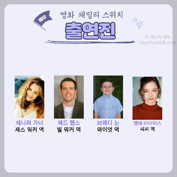 영화 패밀리 스위치 출연진