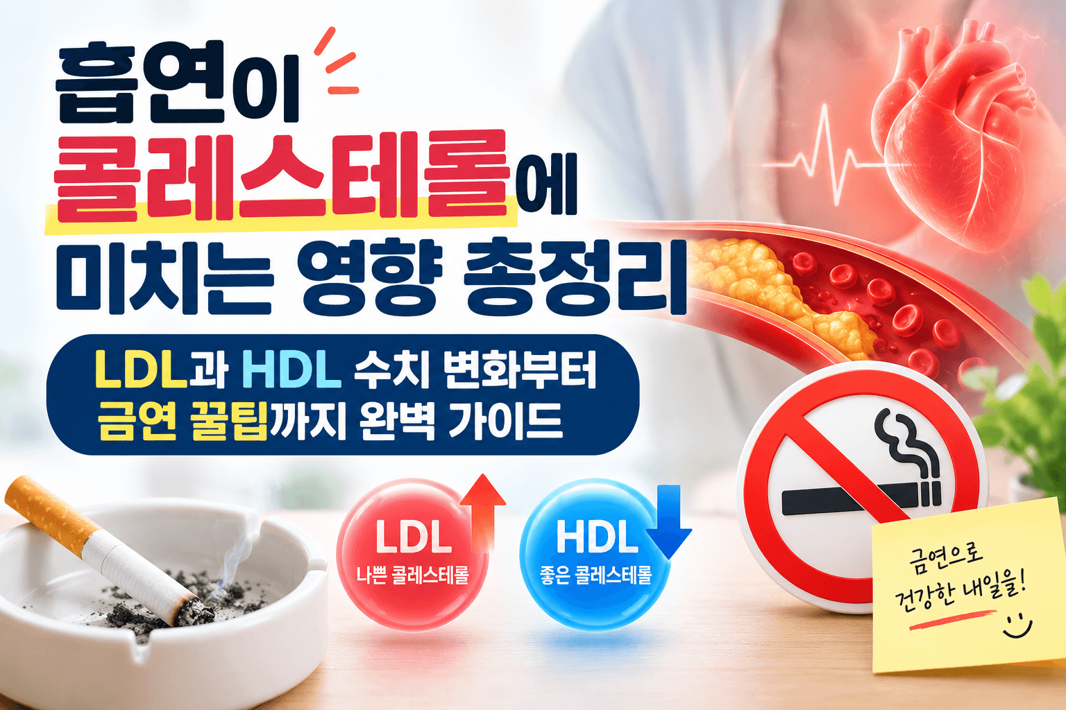 흡연이 콜레스테롤에 미치는 영향 총정리