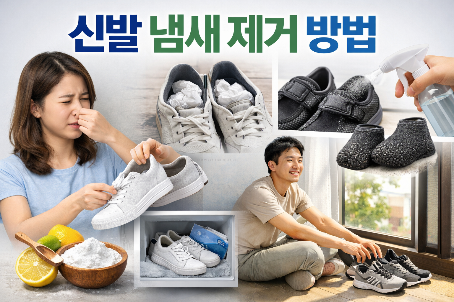 신발 냄새 제거 방법