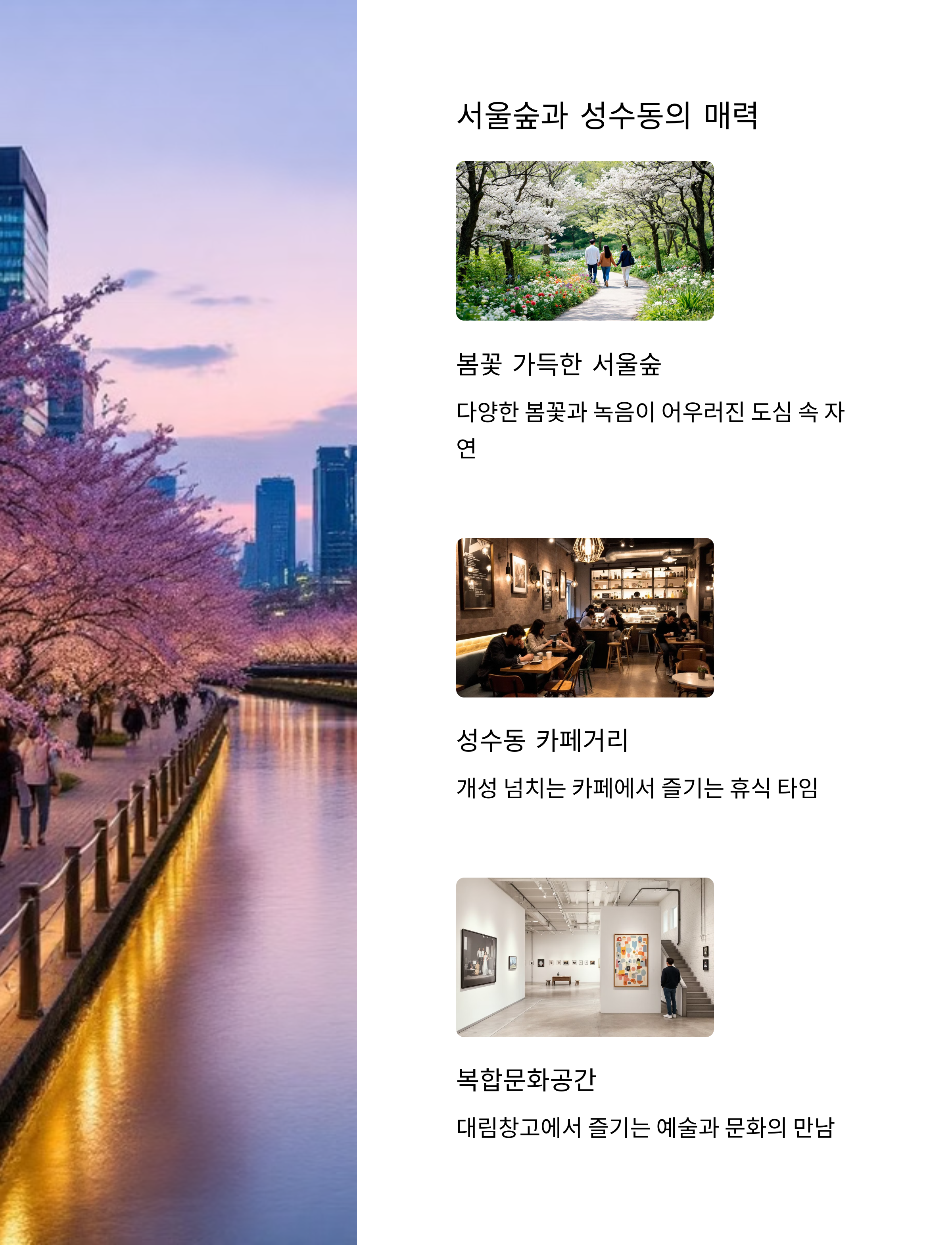 서울숲벚꽃명소