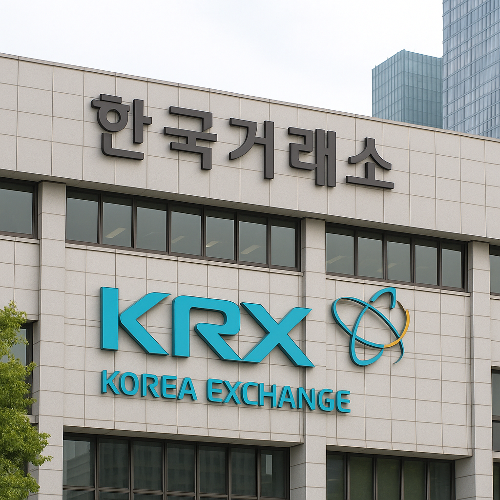 한국거래소 전경 가상 이미지