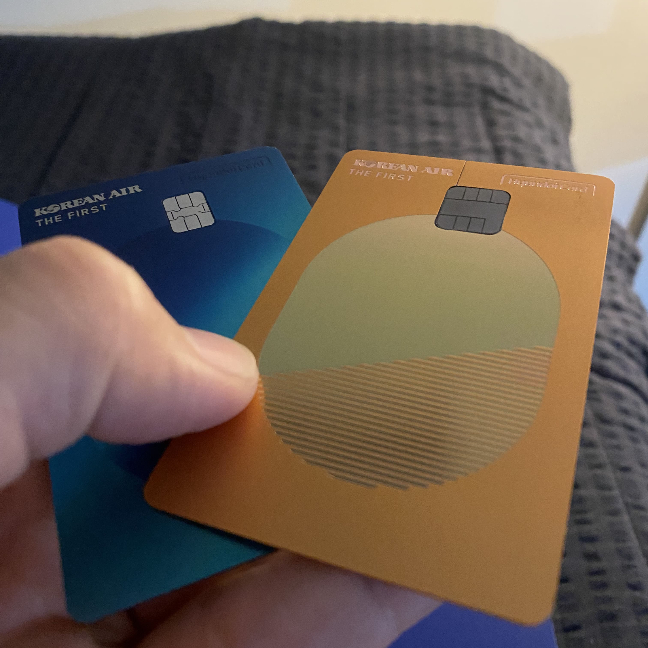 현대카드 대한항공카드 더 퍼스트 카드 실물