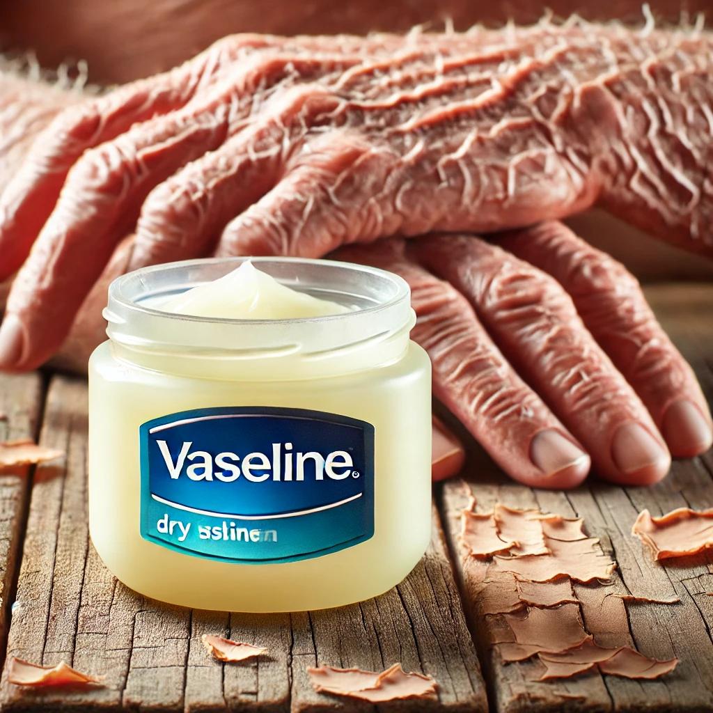 피부 건조 가려움 바세린
