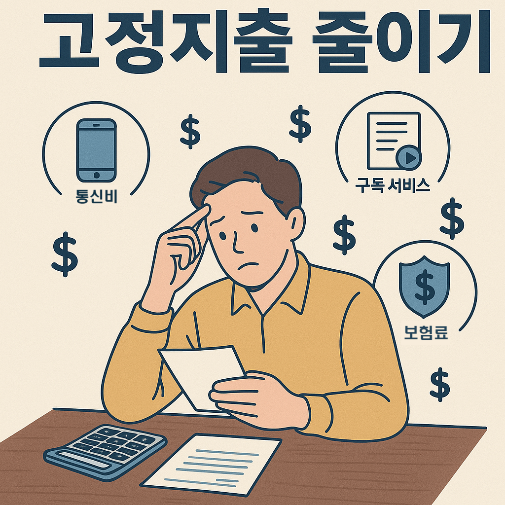 고정지출 줄이기, 돈이 새지 않는 생활의 첫걸음