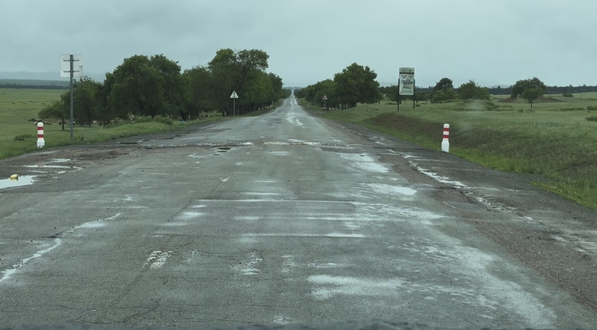 캬흐타 국경에서 울란바토르까지 도로상태