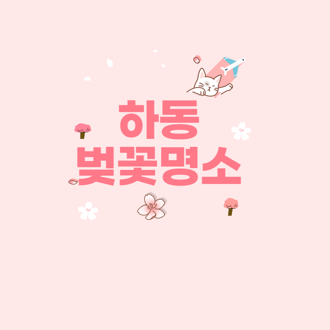 하동-벚꽃-개화시기-벚꽃-명소