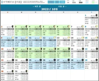 서해안 물때표 2025 조수간만 갯벌체험 낚시 일정 정리_5
