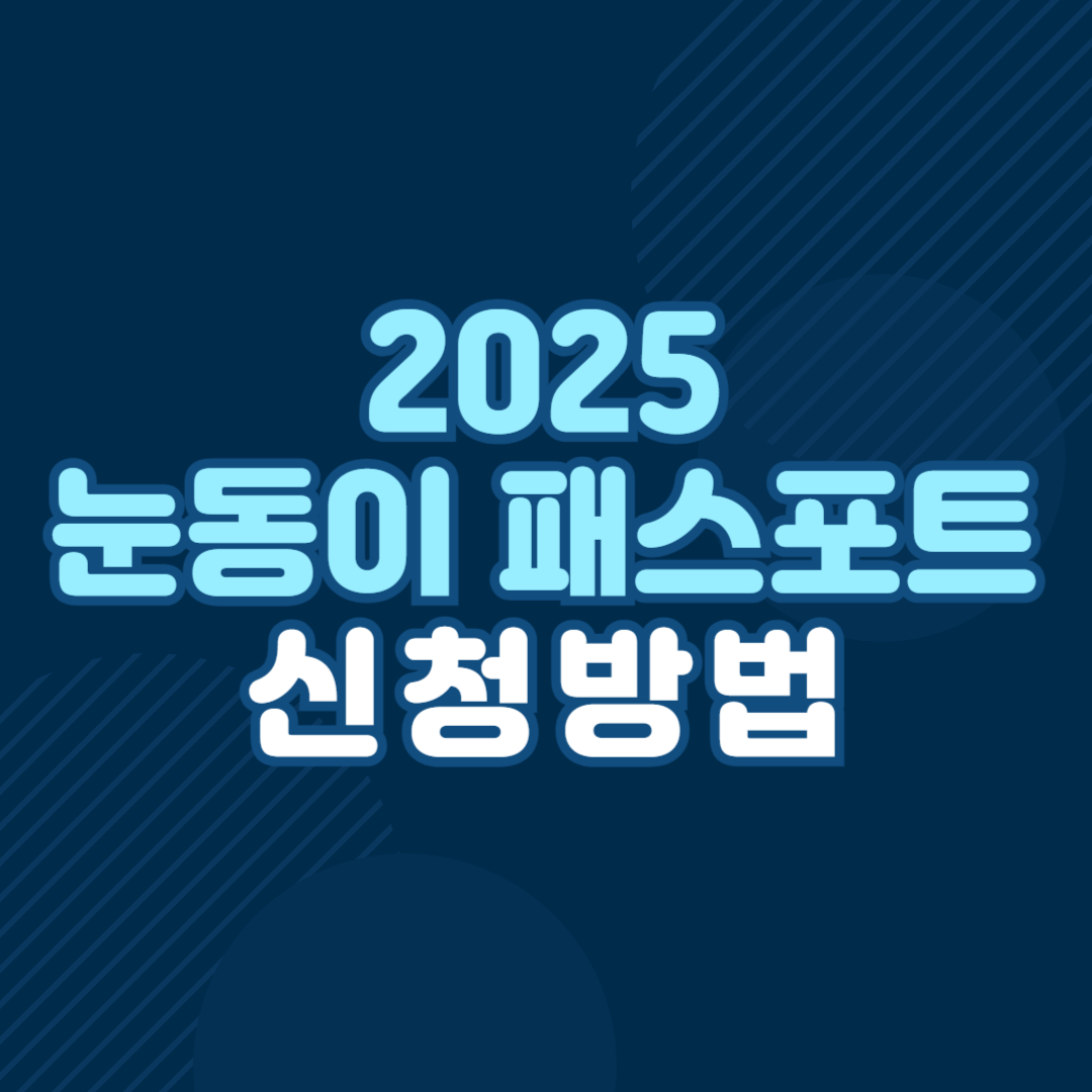 평창 눈동이 패스포트