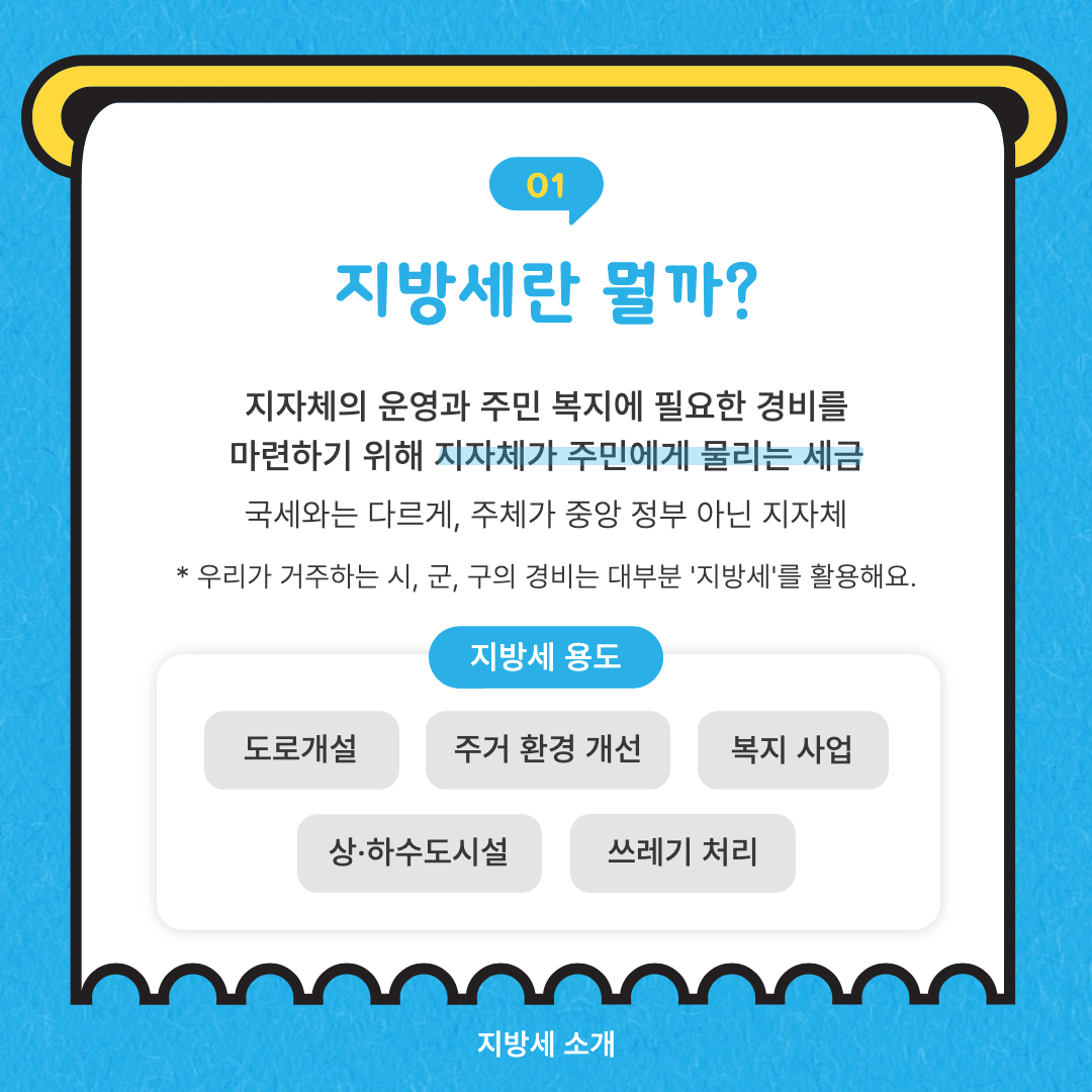 지방세에 대한 설명 이미지.