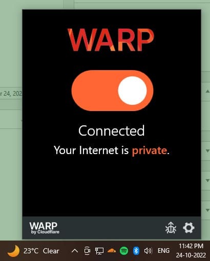 Cloudflare WARP 앱