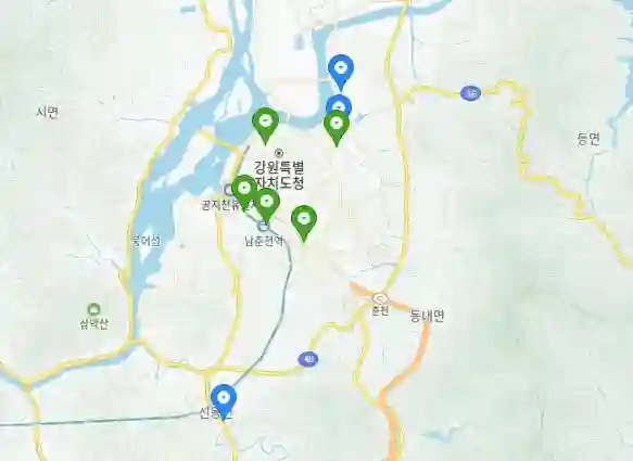 춘천시 현대자동차 서비스센터 정비공장 사업소 리스트