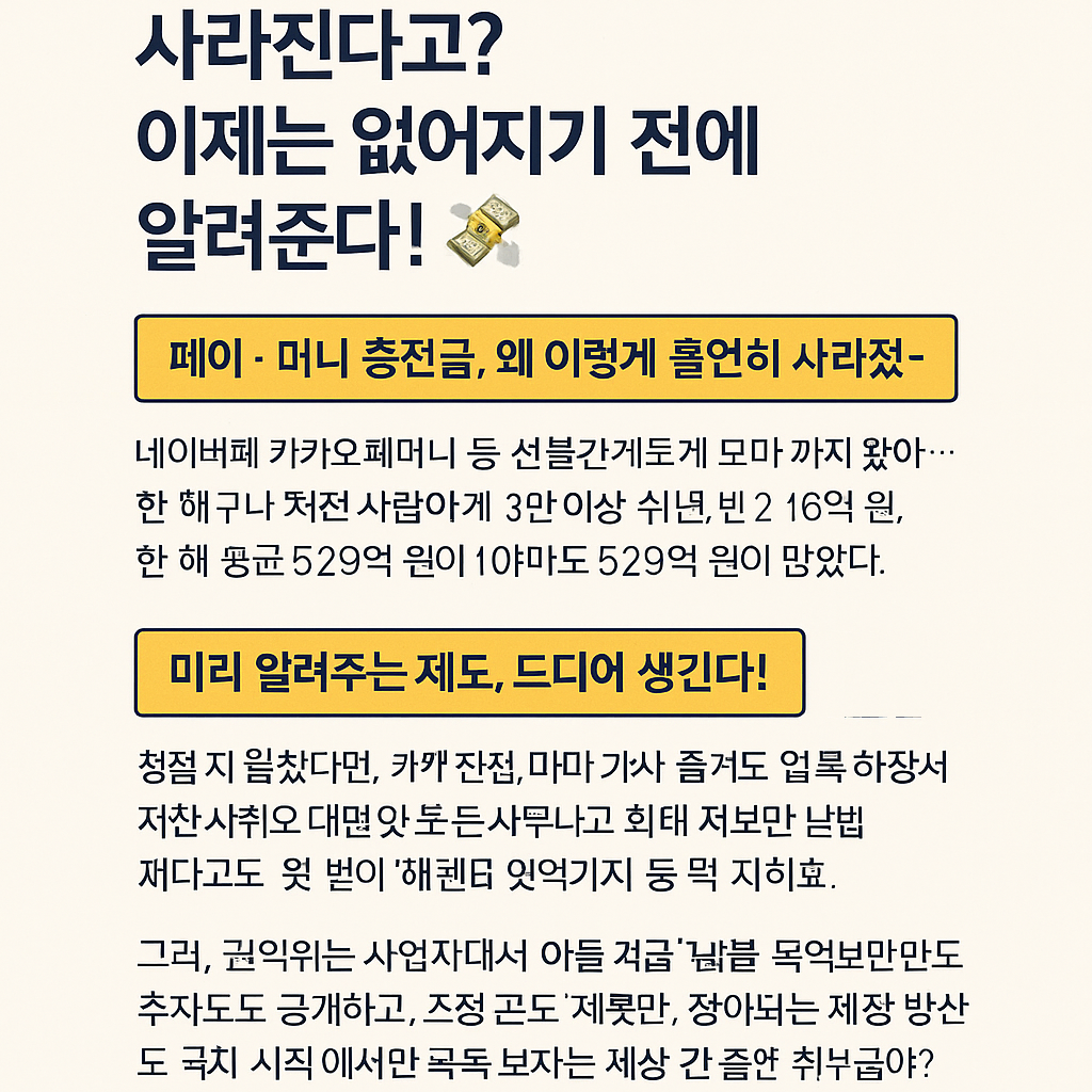 매년 529억 원이 사라진다고? 이제는 없어지기 전에 알려준다!