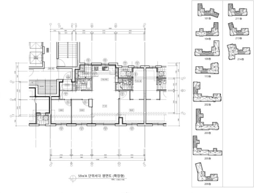 메이플자이 59A 평면도