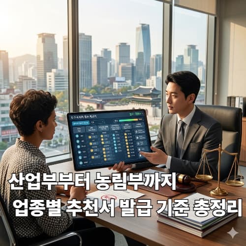 E-7-4 비자 전환: 부처별 고용추천서 가점 확보 필승 전략