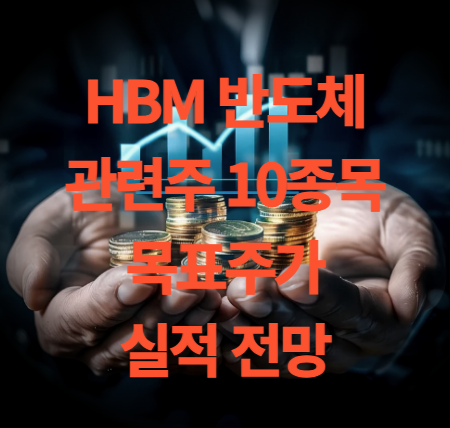 HBM 반도체 관련주 대장주 10종목 주가 전망 목표주가
