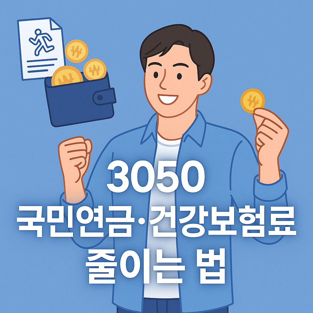 노후자금 프로젝트 국민연금 건강보험료 줄이는 법