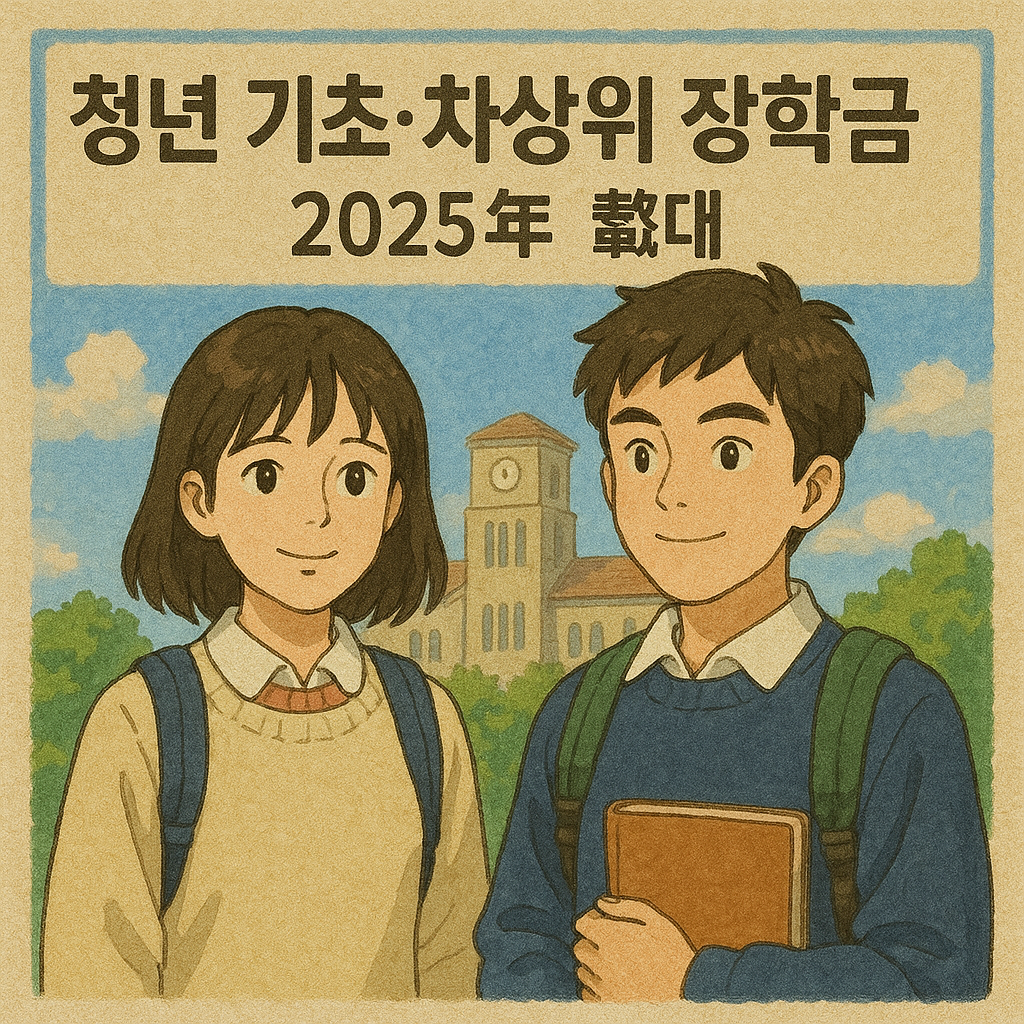 청년 기초·차상위 장학금 2025년 확대 ❘ 소득분위 9구간까지 지원