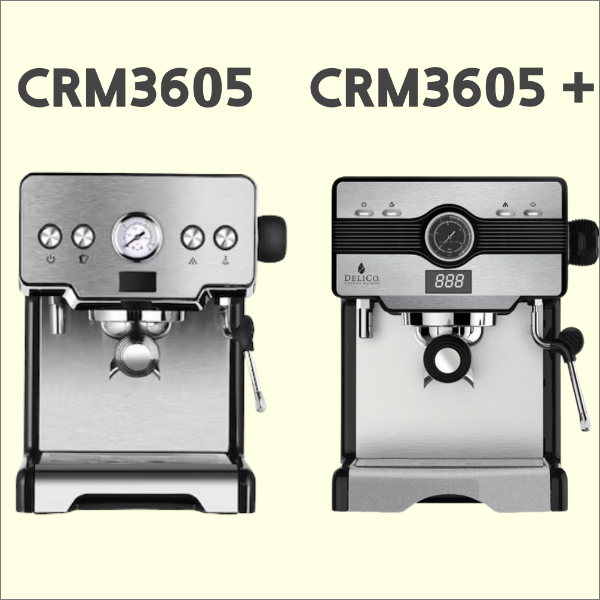 CRM3605S, CRM 3605PWM : 최강 보급형 에스프레소 머신_CRM3605와 CRM3605PLUS