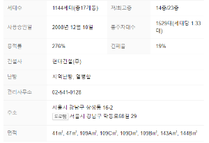 단지정보