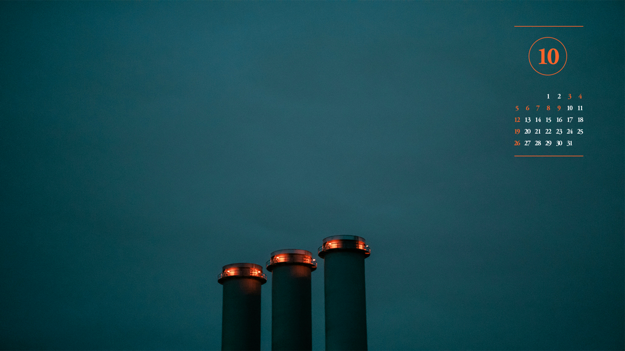 12 세 개의 굴뚝 A - 2025년10월 노트북배경화면