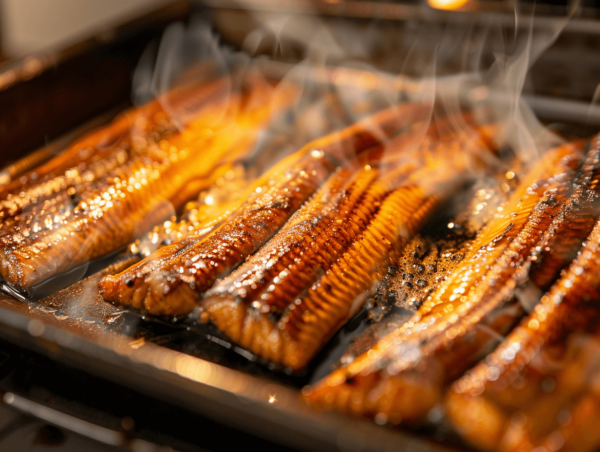 에어프라이어에서-익어가는-장어