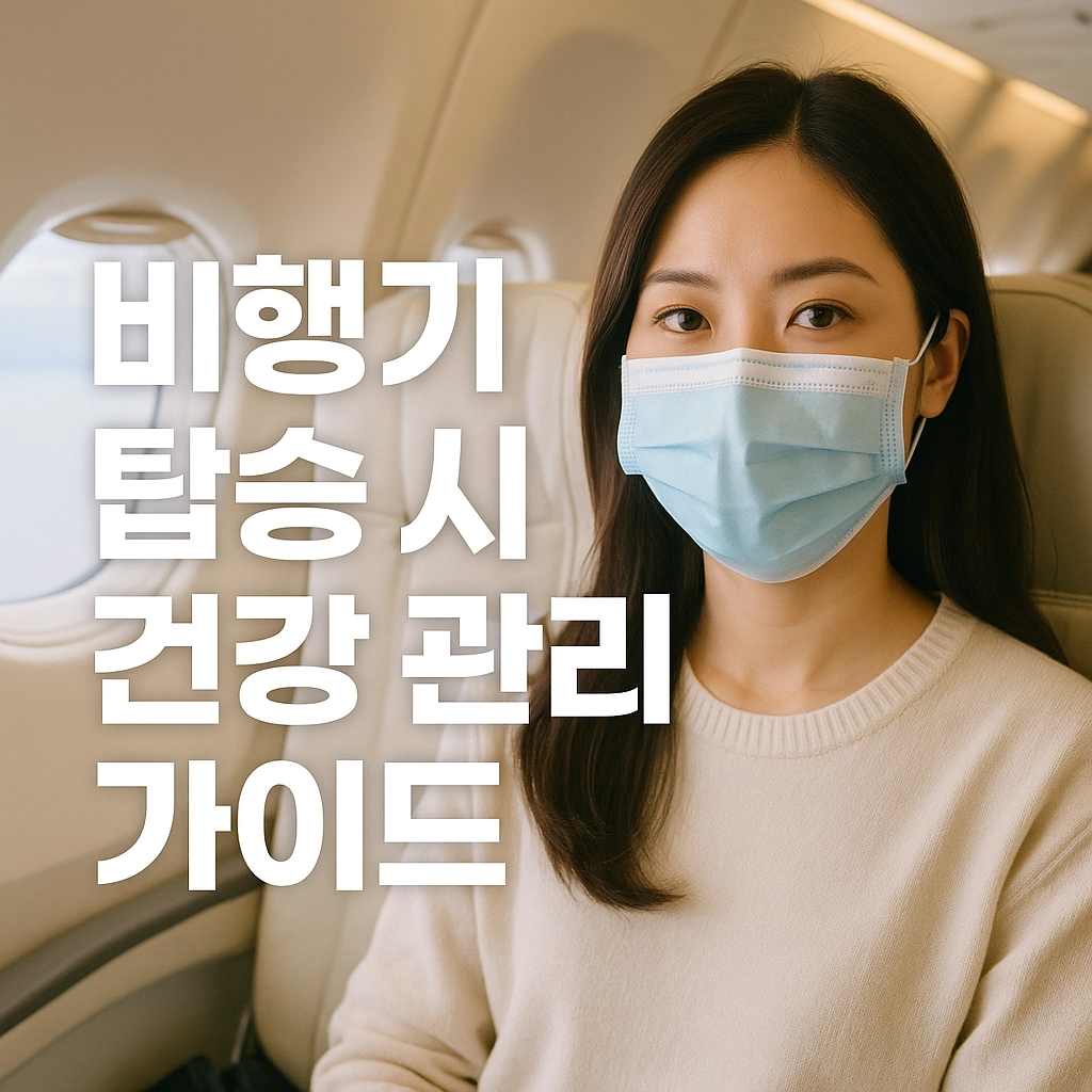 비행기 탑승 시 건강 관리 가이드