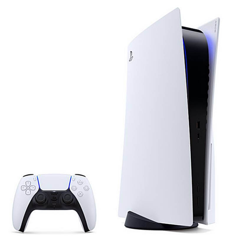 플스5와-콘트롤-조이스틱의-모습