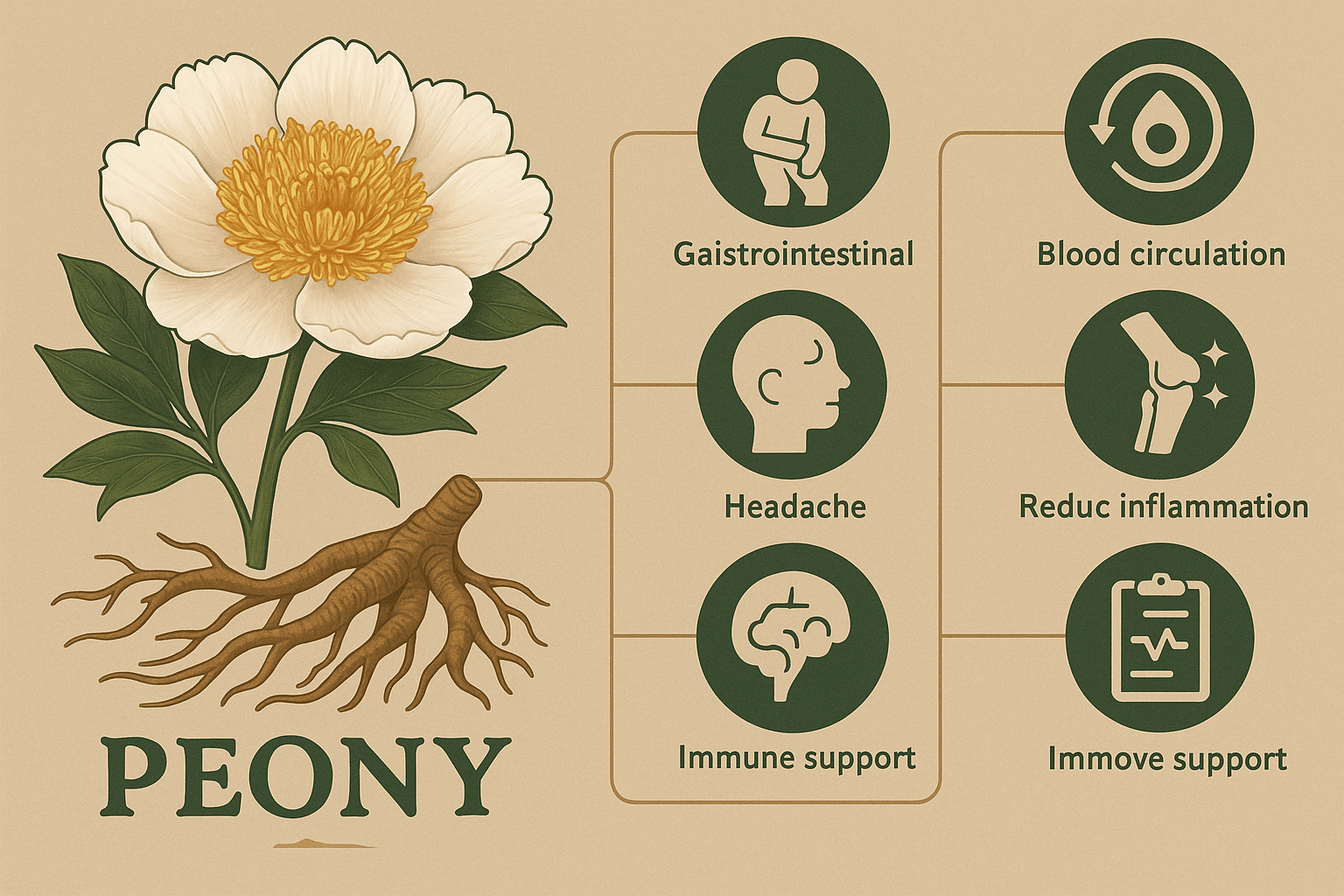 약초와 자연 치유를 연상시키는 이미지