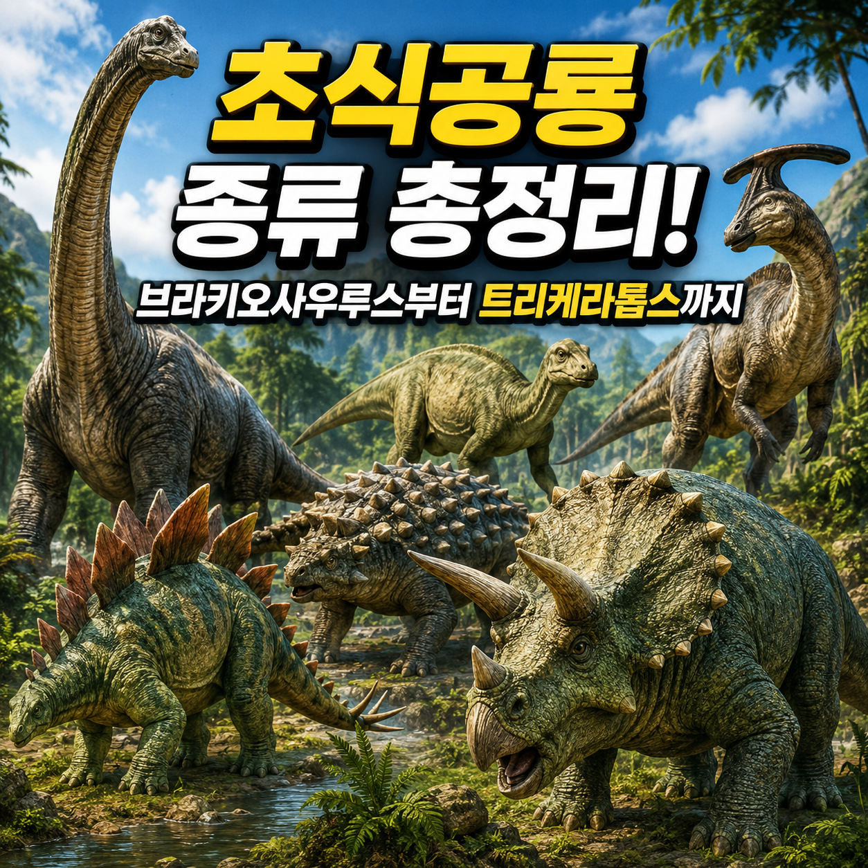 초식공룡 종류