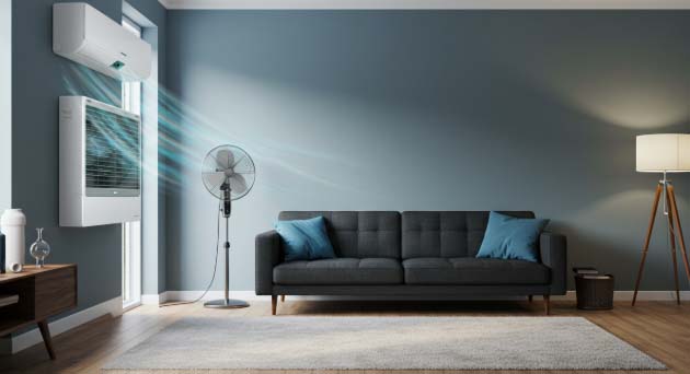 에어컨과 선풍기를 병행하자