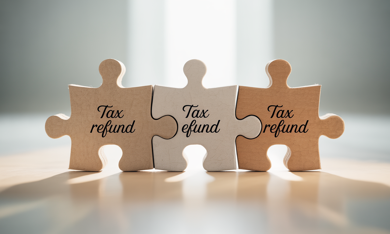 작은 퍼즐 세계에 세금인라는 글씨를 표현함