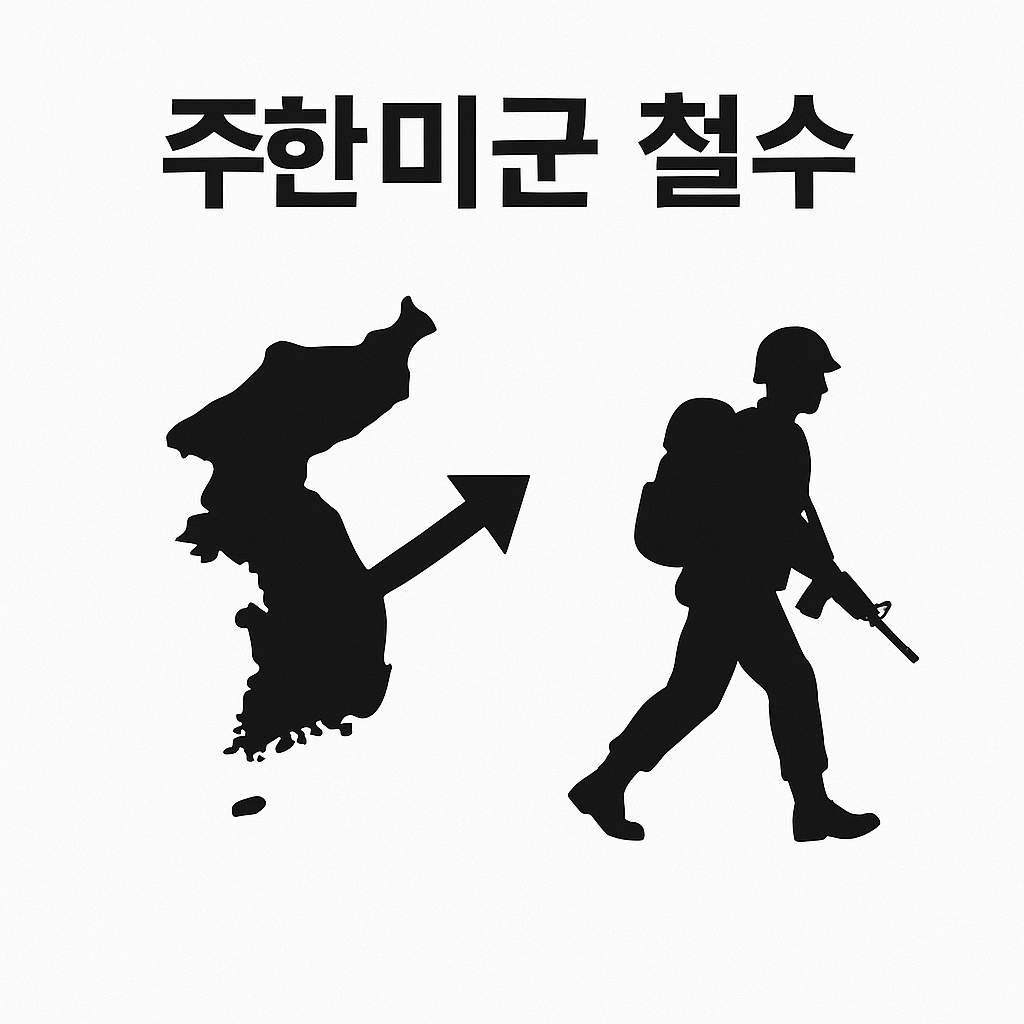 주한미군 철수 관련 이미지