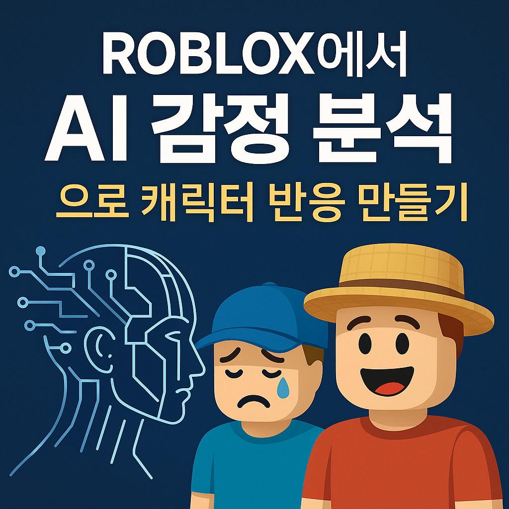로블록스에서 &lsquo;AI 감정 분석&rsquo;으로 캐릭터 반응 만들기