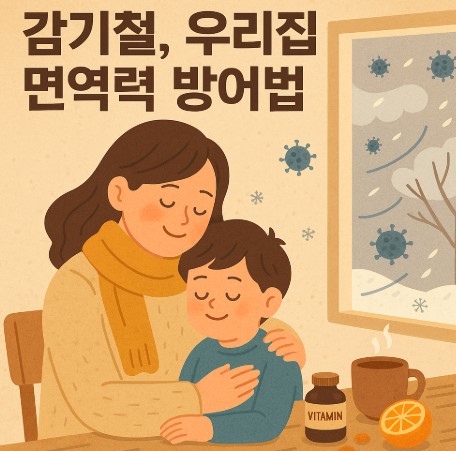 아들과 엄마 사진