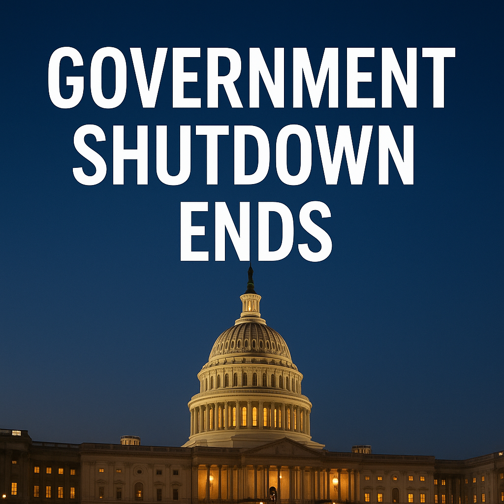 미국 셧다운 종료 관련 이미지