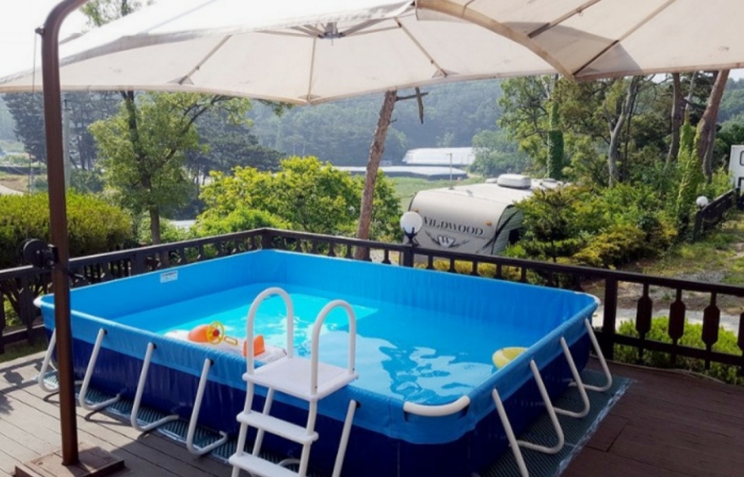 카라반 유아 수영장