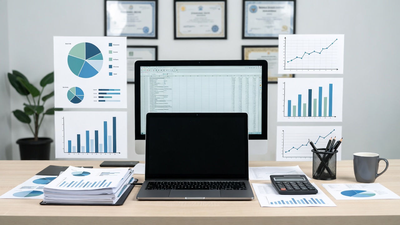 개인사업자 부가가치세 신고 절차를 설명하는 세무 관련 이미지