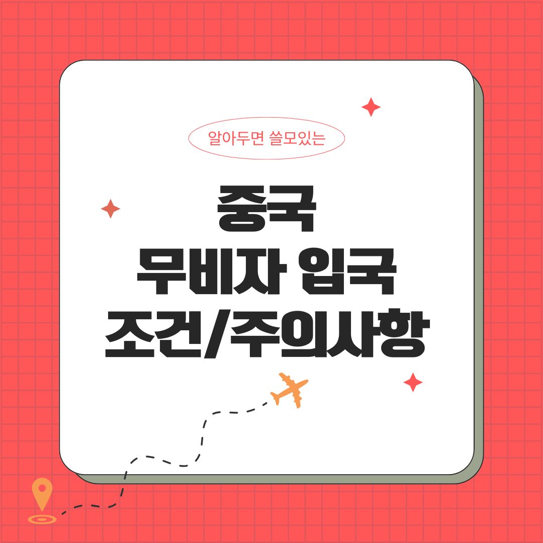 중국 무비자 입국