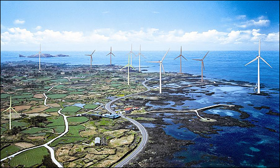 제주도 한경풍력단지