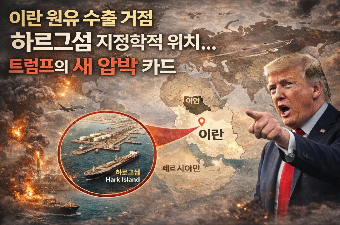 트럼프의 이란 압박 카드, 하르그섬이 핵심인 이유