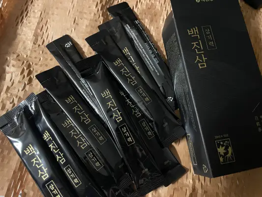 백진삼 삼기력 개봉사진