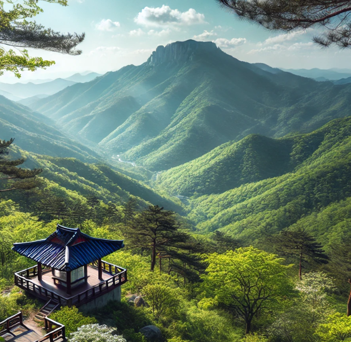 매봉산의 자연경관 사진