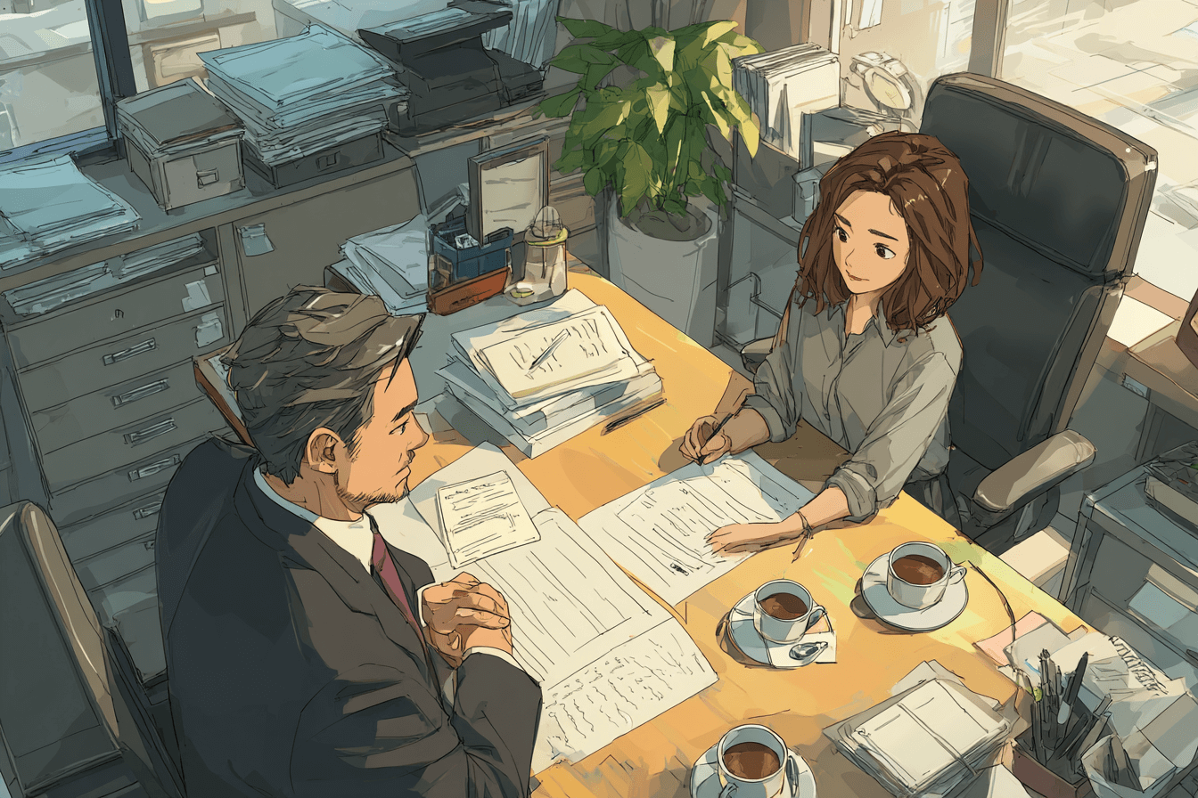 마주보며-대화중인-사람들