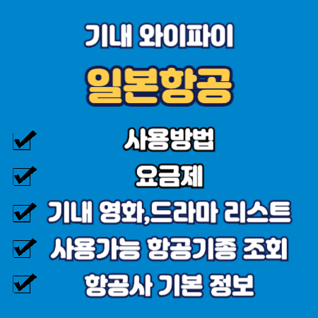일본항공 기내 와이파이