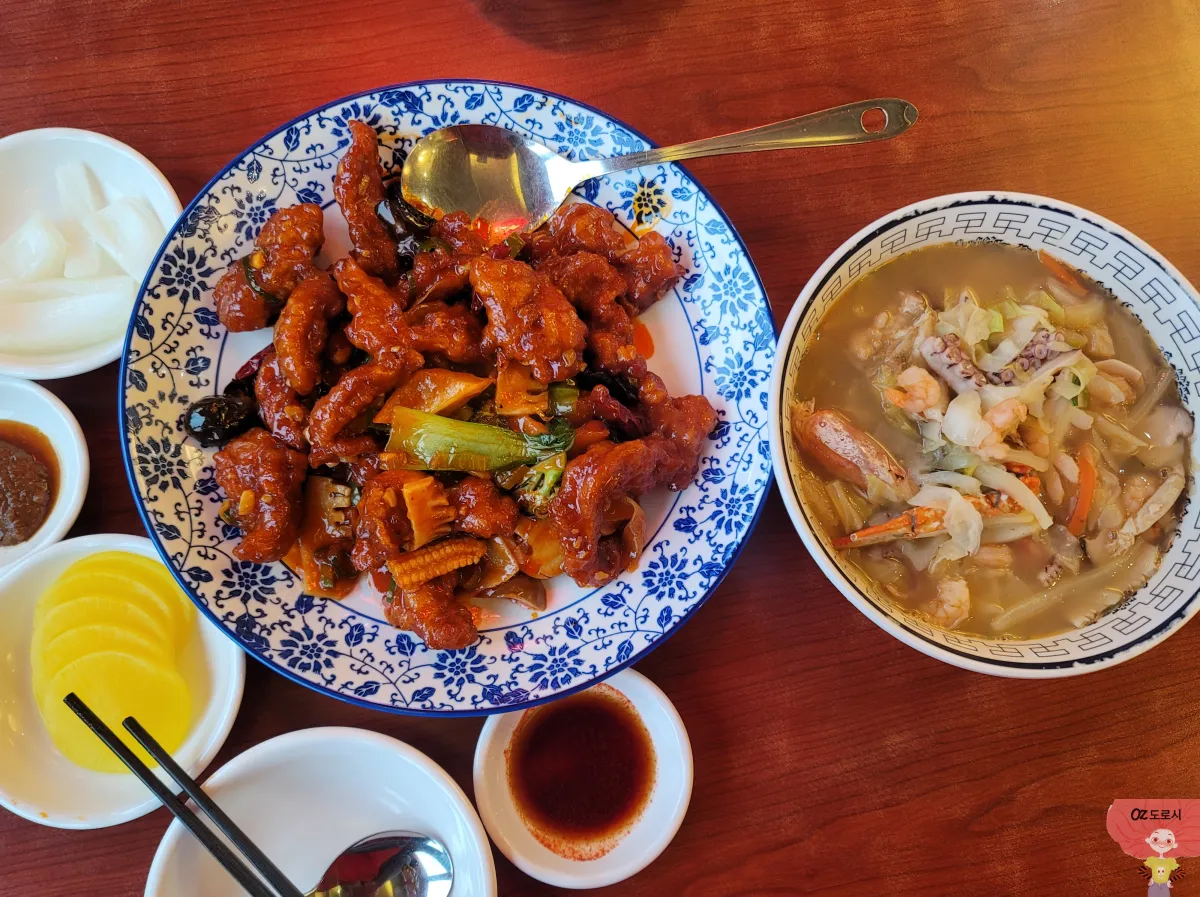 인천-차이나타운-중식당-연경-백짬뽕과-라조기