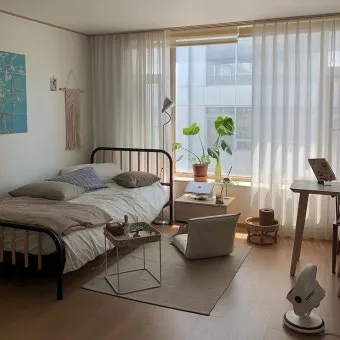 작은 원룸 식물배치 저조도선택 물주기 공간절약 아이디어_32